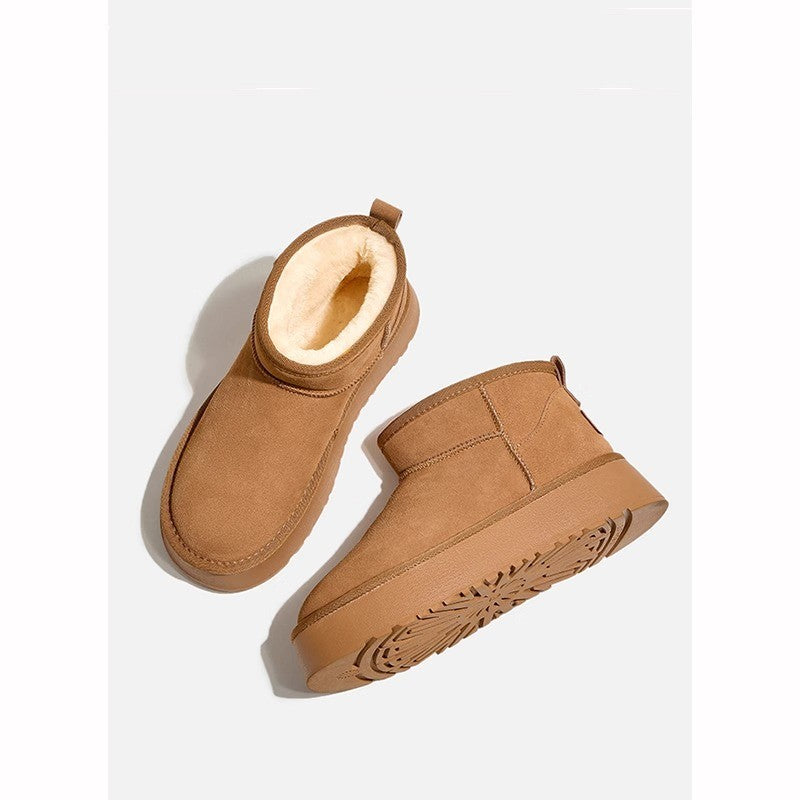 Chaussures velours épais et imperméables 3 couleurs