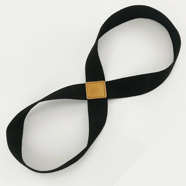 Ceinture de sangle extensible de yoga en forme de 8 Corde de ceinture pour l'entraînement du poignet