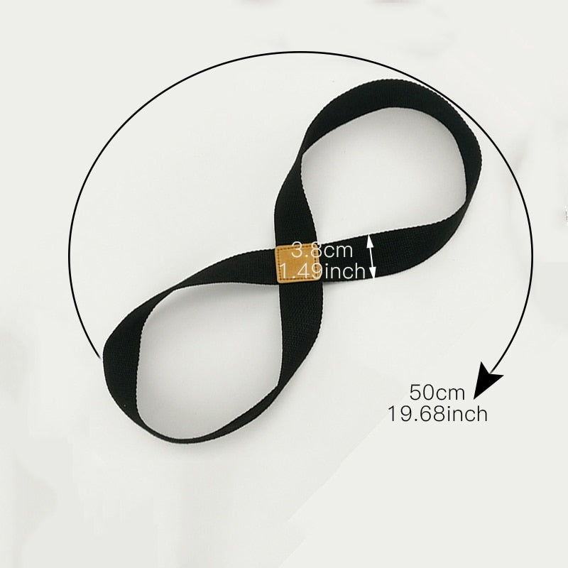 Ceinture de sangle extensible de yoga en forme de 8 Corde de ceinture pour l'entraînement du poignet
