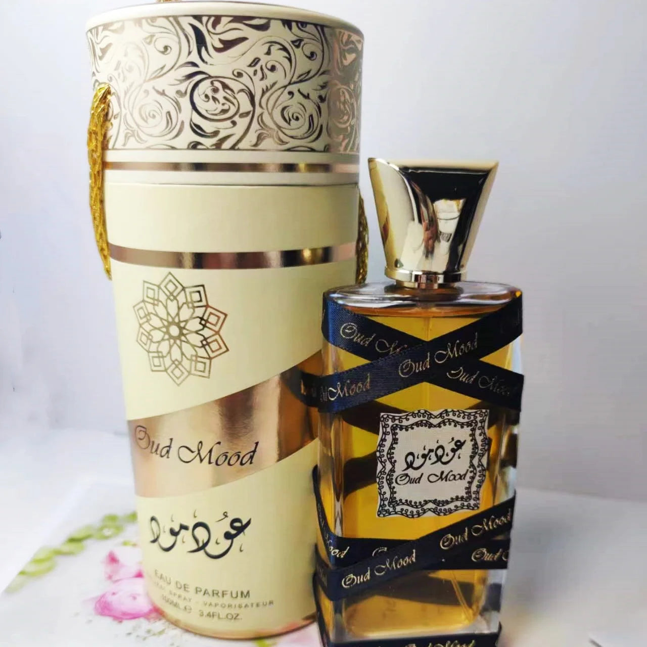 Parfum en baril de 100ml oud mood dubai 5 senteurs